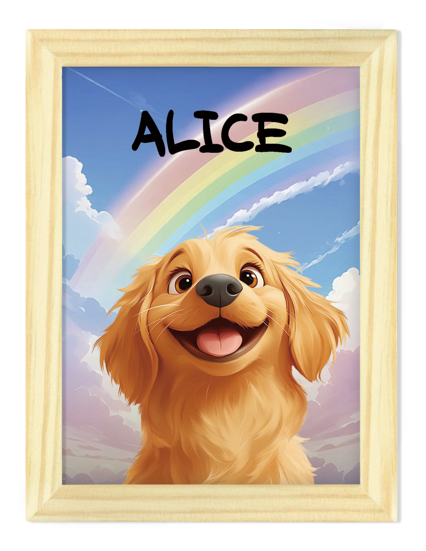Custom Pet Glowing Portrait (Limited Free Bracelet Offer)