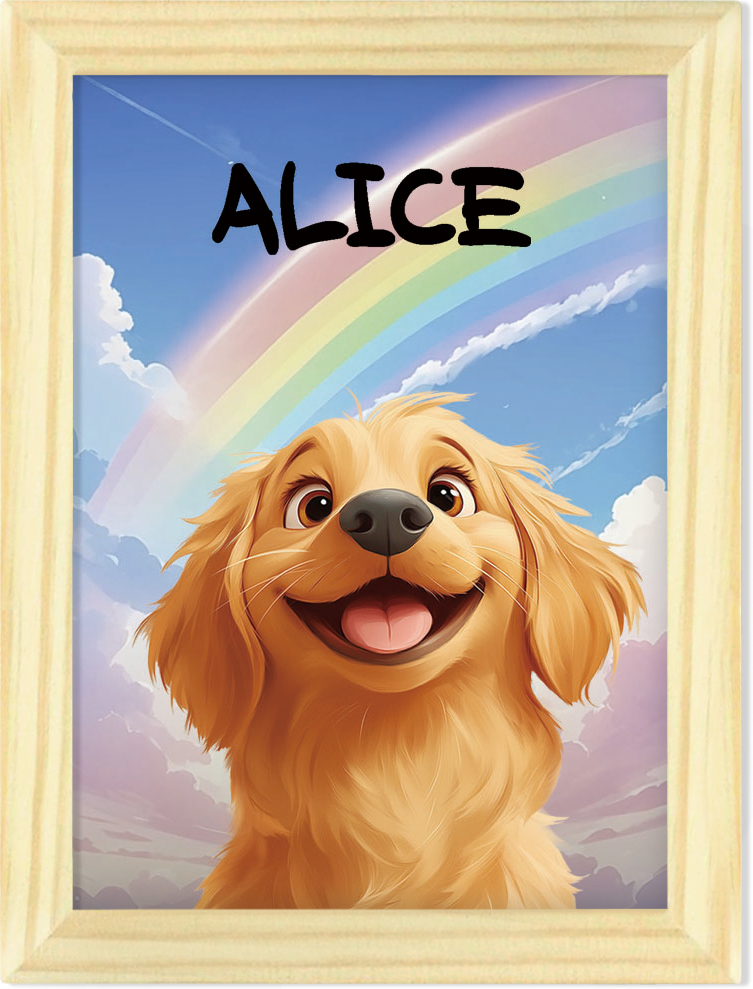 Custom Pet Glowing Portrait (Limited Free Bracelet Offer)