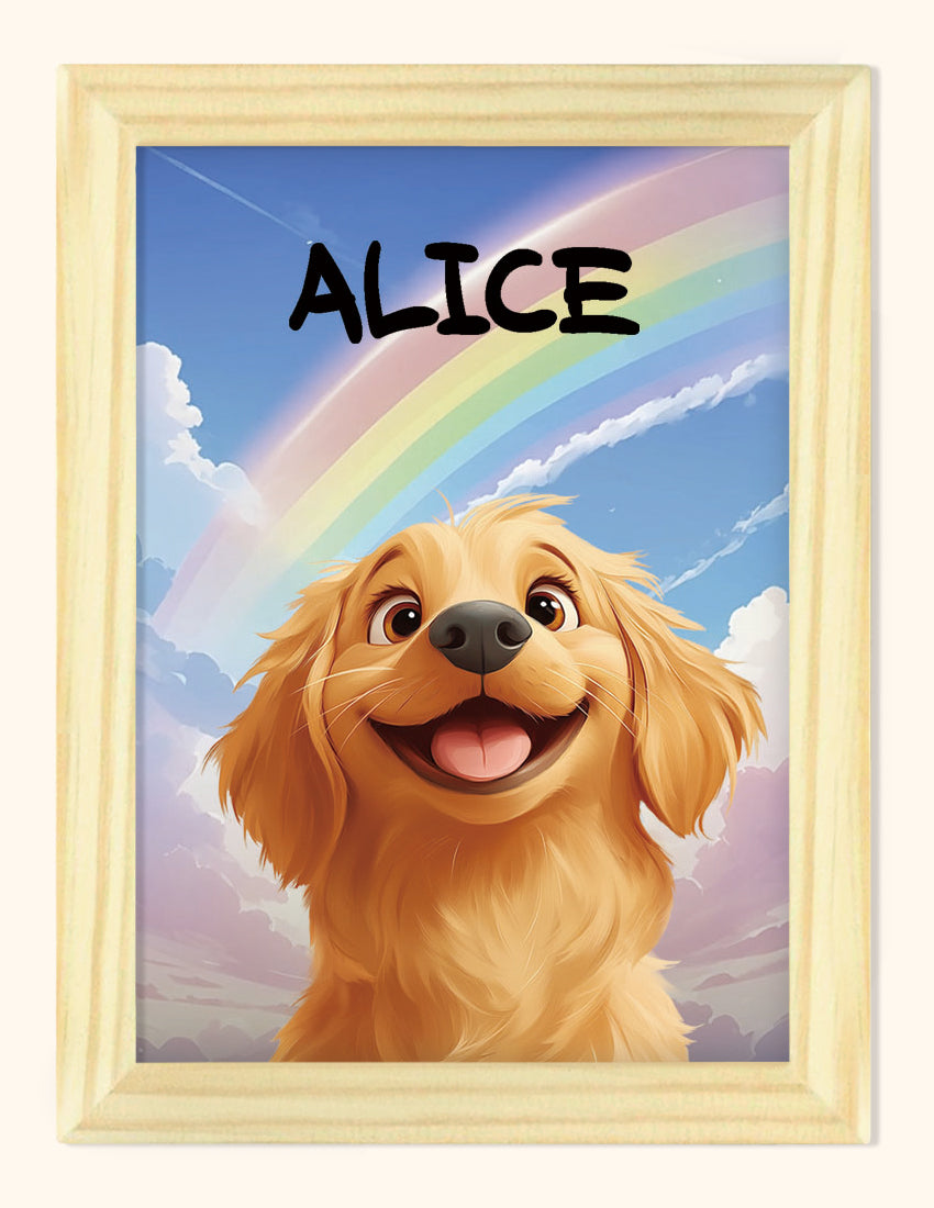 Custom Pet Glowing Portrait (Limited Free Bracelet Offer)