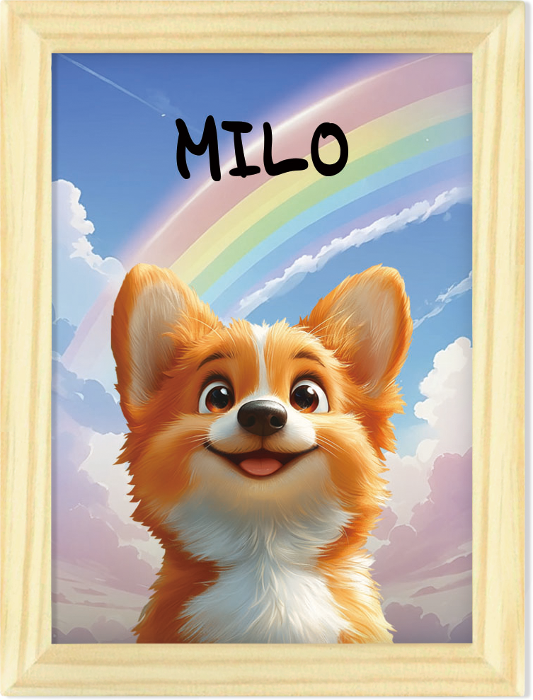 Custom Pet Glowing Portrait (Limited Free Bracelet Offer)