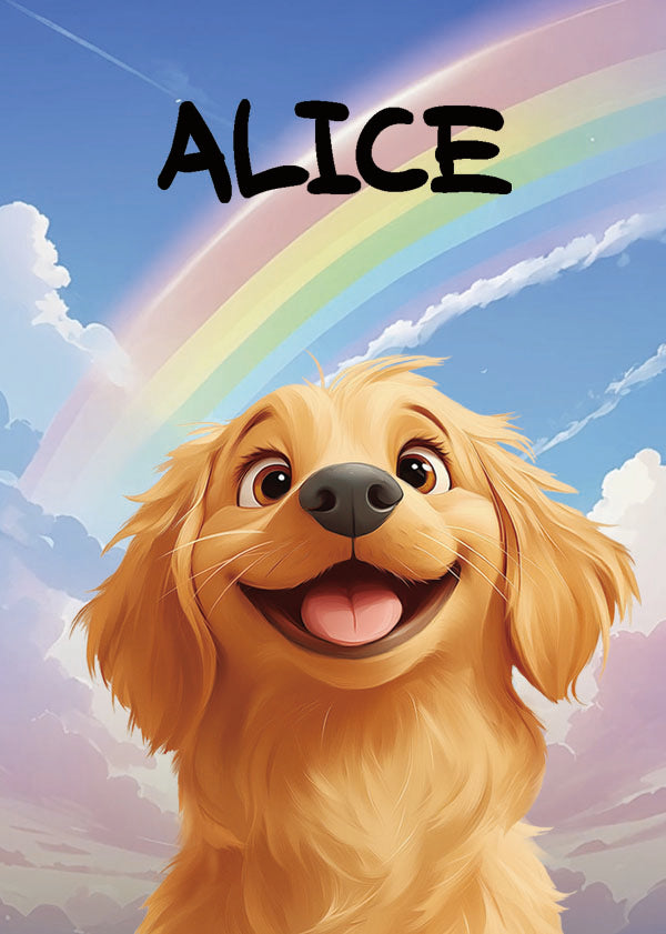 Custom Pet Glowing Portrait (Limited Free Bracelet Offer)