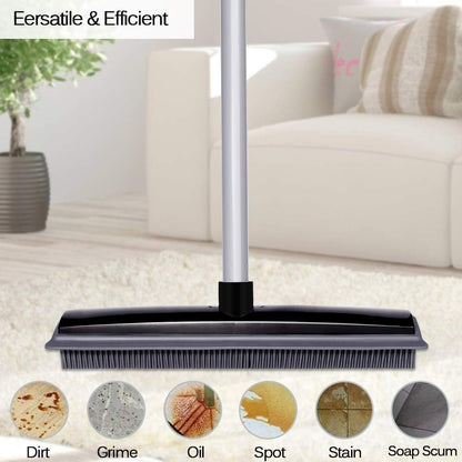 Pet Hair Removal Broom Carpet Sweeper and Pet Hair Remover