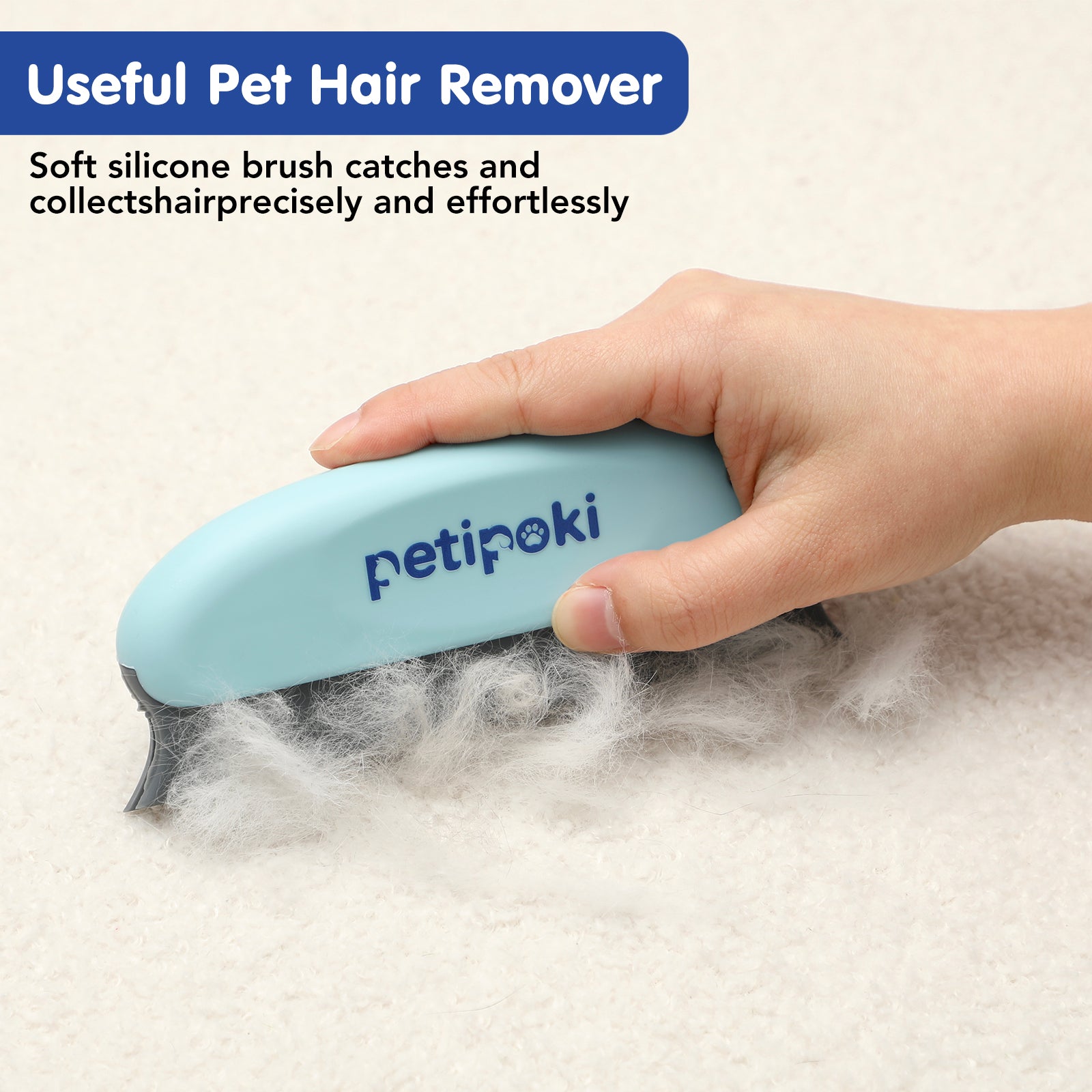 Silicone pet clearance hair remover