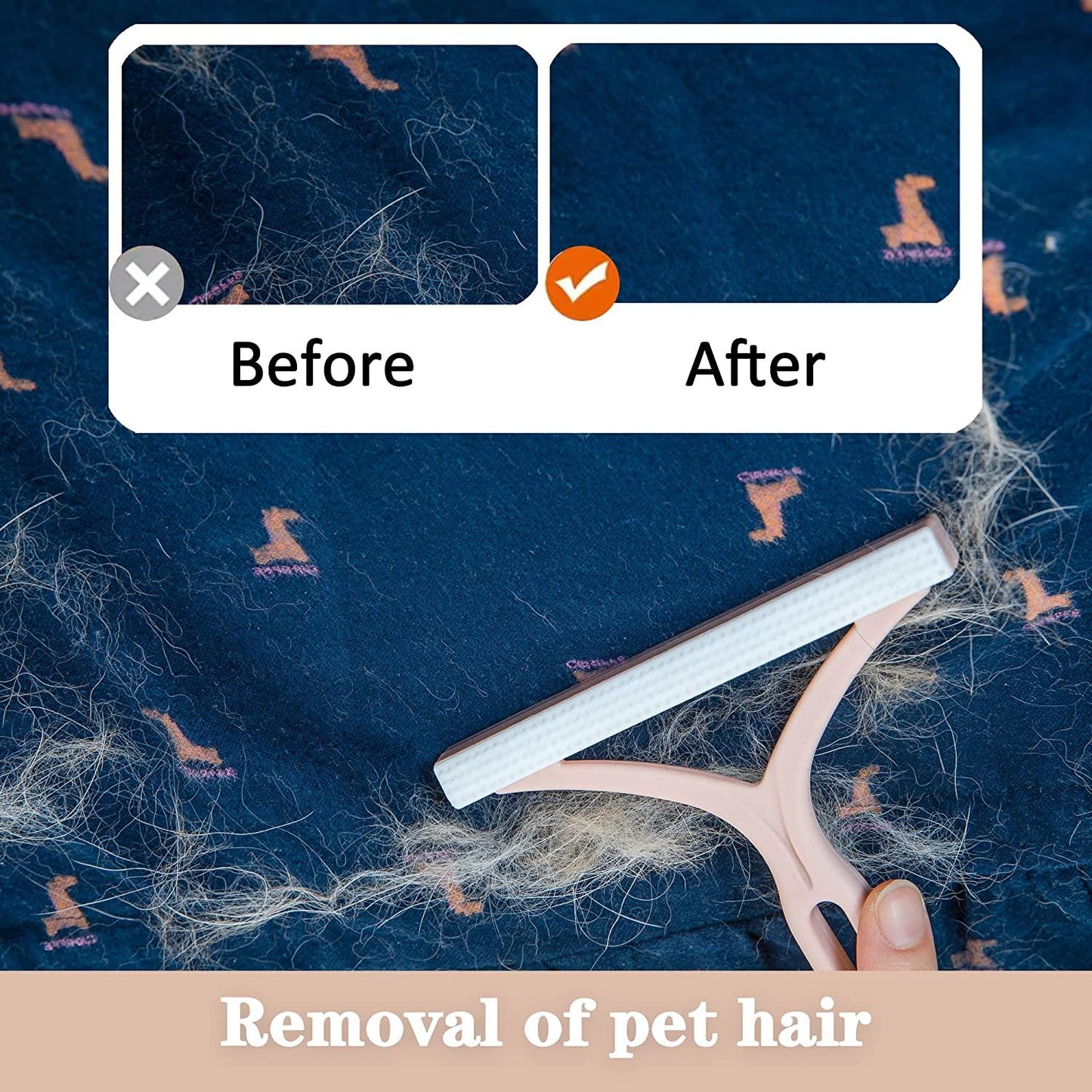 Pet Hair Removal Plastic Scraper Lint Cleaner