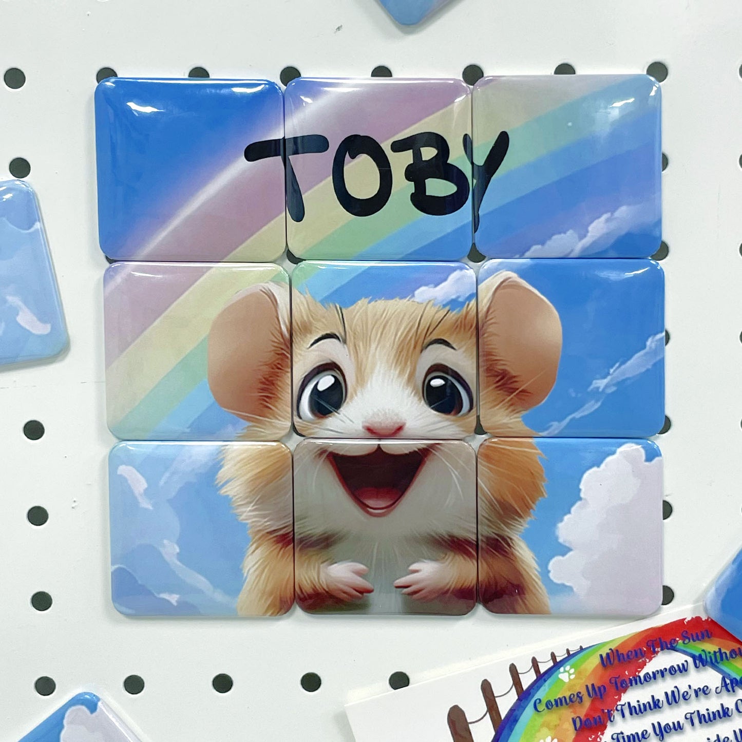 Personalized Pet Memorial Puzzle Fridge Magnet