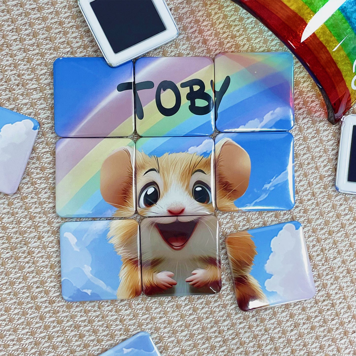 Personalized Pet Memorial Puzzle Fridge Magnet